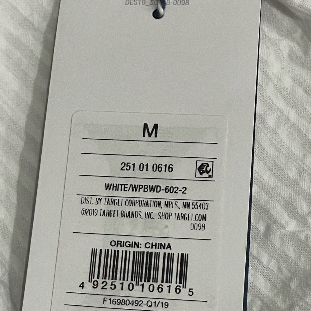 Vineyard Vines for Target Sleeveless White Ruffle Sundress - Medium - NWT - Picture 15 of 15